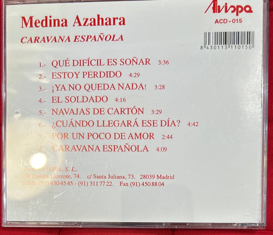 CD Medina Azahara ‎– Caravana Española 2ª Mano - DISCOS NAKASHA