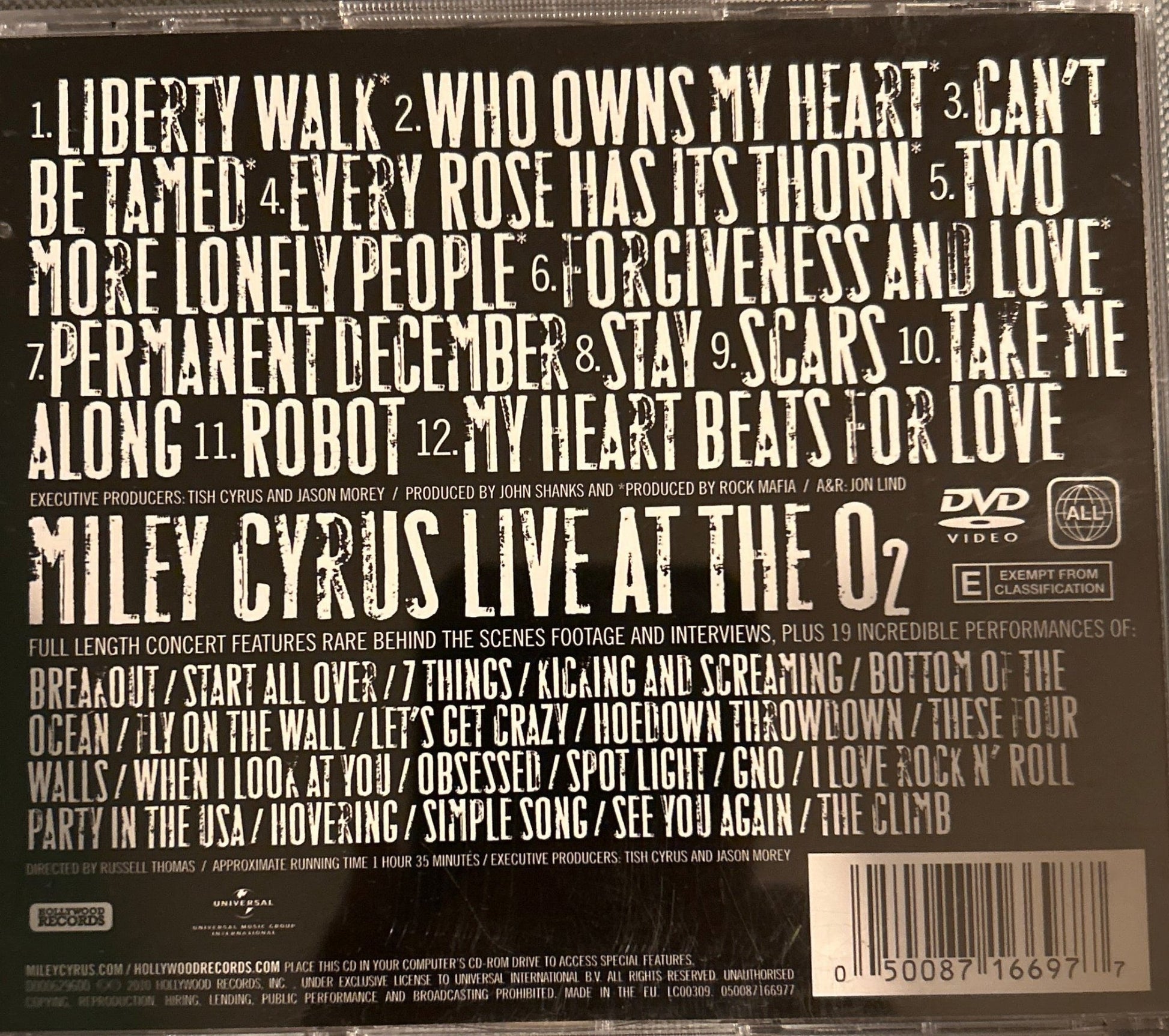 CD Miley Cyrus ‎– Can't Be Tamed 2ª Mano - DISCOS NAKASHA