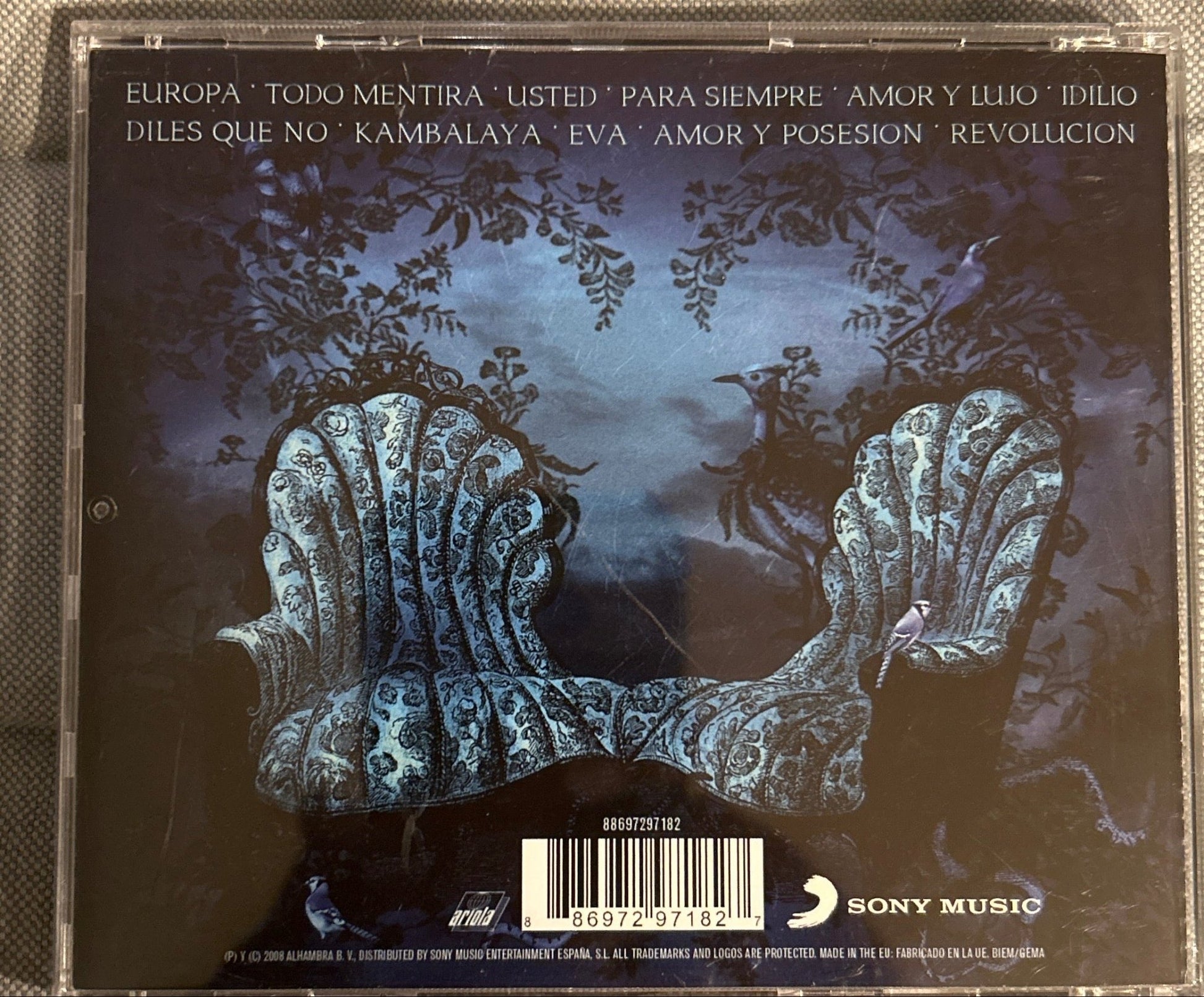 CD Monica Naranjo ‎– Tarántula 2ª Mano - DISCOS NAKASHA