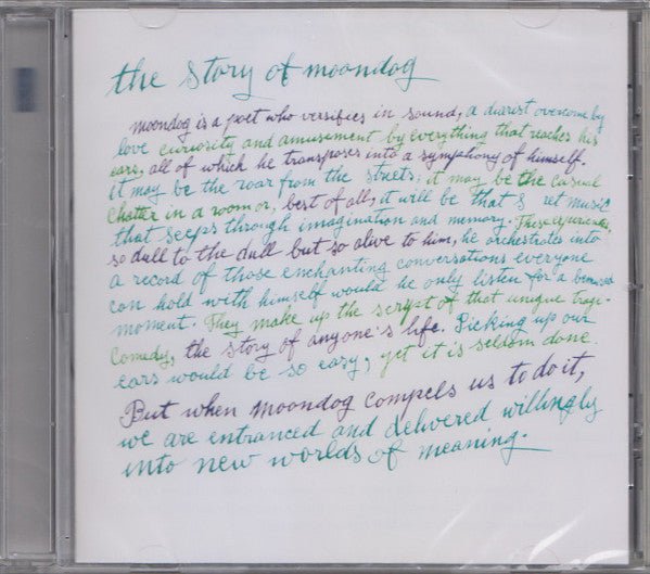 CD Moondog – The Story Of Moondog Nuevo precintado - DISCOS NAKASHA