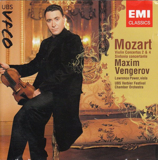 CD Mozart* - Maxim Vengerov, Lawrence Power (2), UBS Verbier Festival Chamber Orchestra ‎– Violin Concertos 2 & 4 / Sinfonia Concertante Nuevo precintado - DISCOS NAKASHA