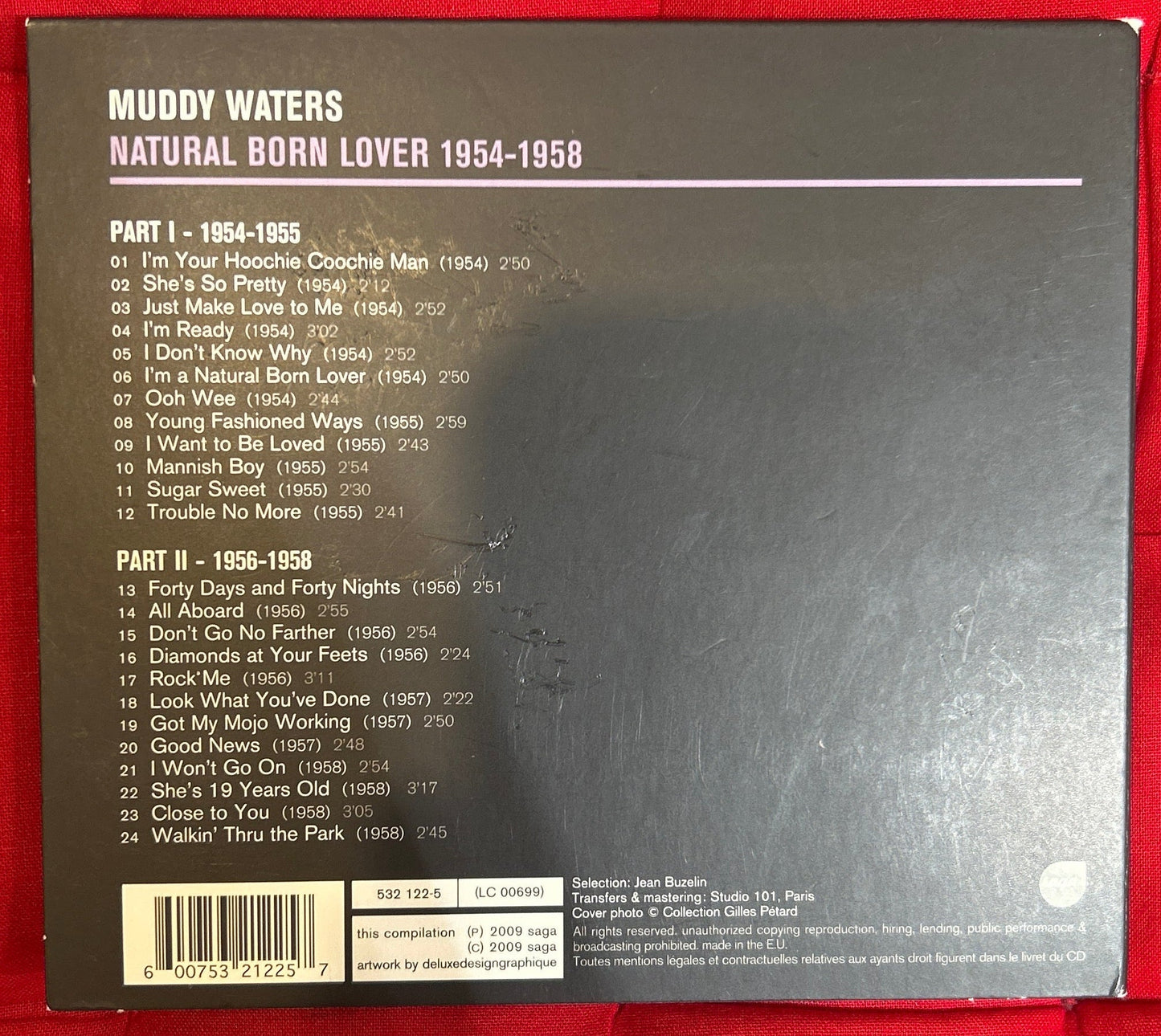 CD Muddy Waters – Natural Born Lover 1954 - 1958 2ª Mano - DISCOS NAKASHA