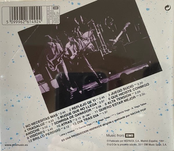 CD Nacha Pop ‎– Buena Disposición 2ª Mano - DISCOS NAKASHA