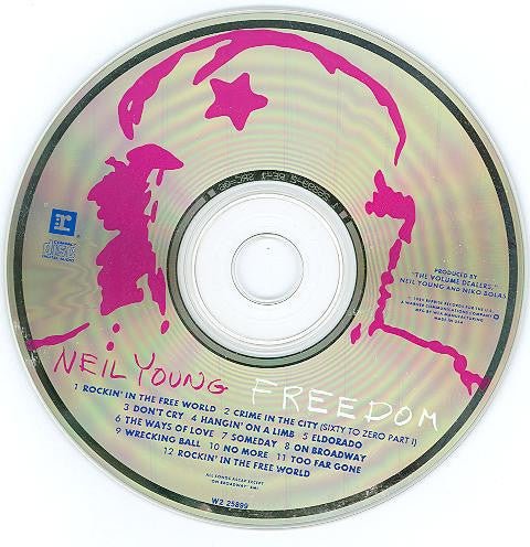 CD Neil Young ‎– Freedom Ed. USA 2ª Mano - DISCOS NAKASHA