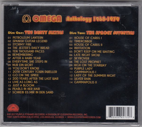 CD Omega – Anthology 1968 - 1979 Nuevo precintado - DISCOS NAKASHA