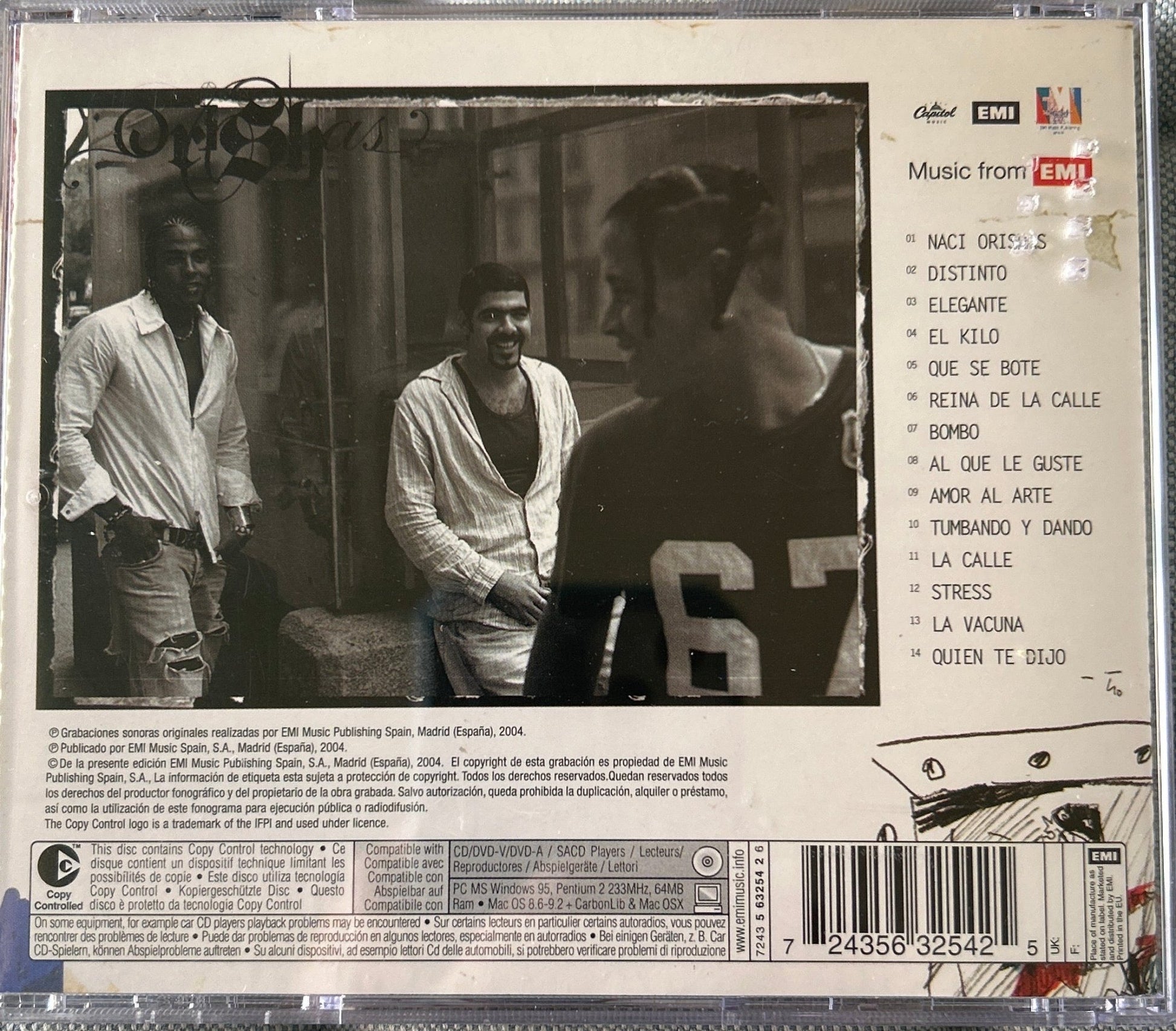 CD Orishas ‎– El Kilo 2ª Mano (Producto exclusivo recogida en tienda) - DISCOS NAKASHA