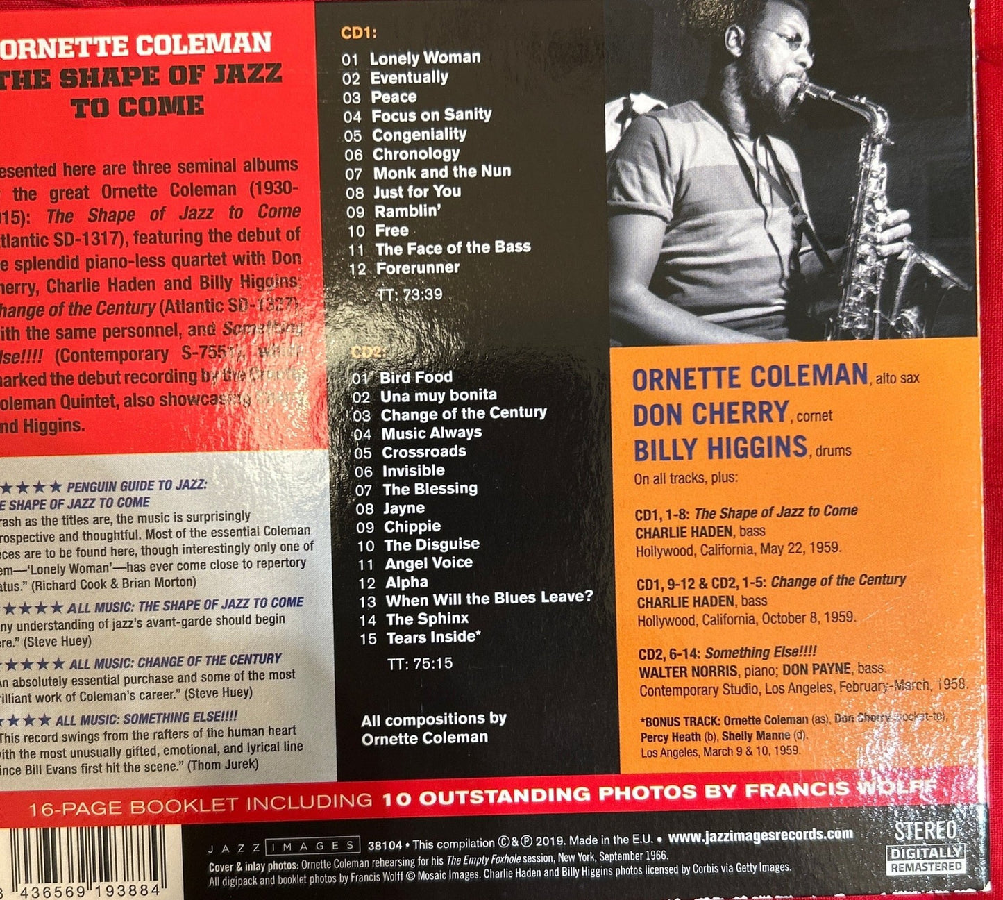CD Ornette Coleman ‎– The Shape Of Jazz To Come 2ª Mano - DISCOS NAKASHA