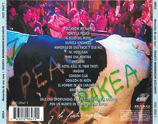 CD Orquesta Mondragon – Memorias De Una Vaca 2ª Mano (Producto exclusivo recogida en tienda) - DISCOS NAKASHA