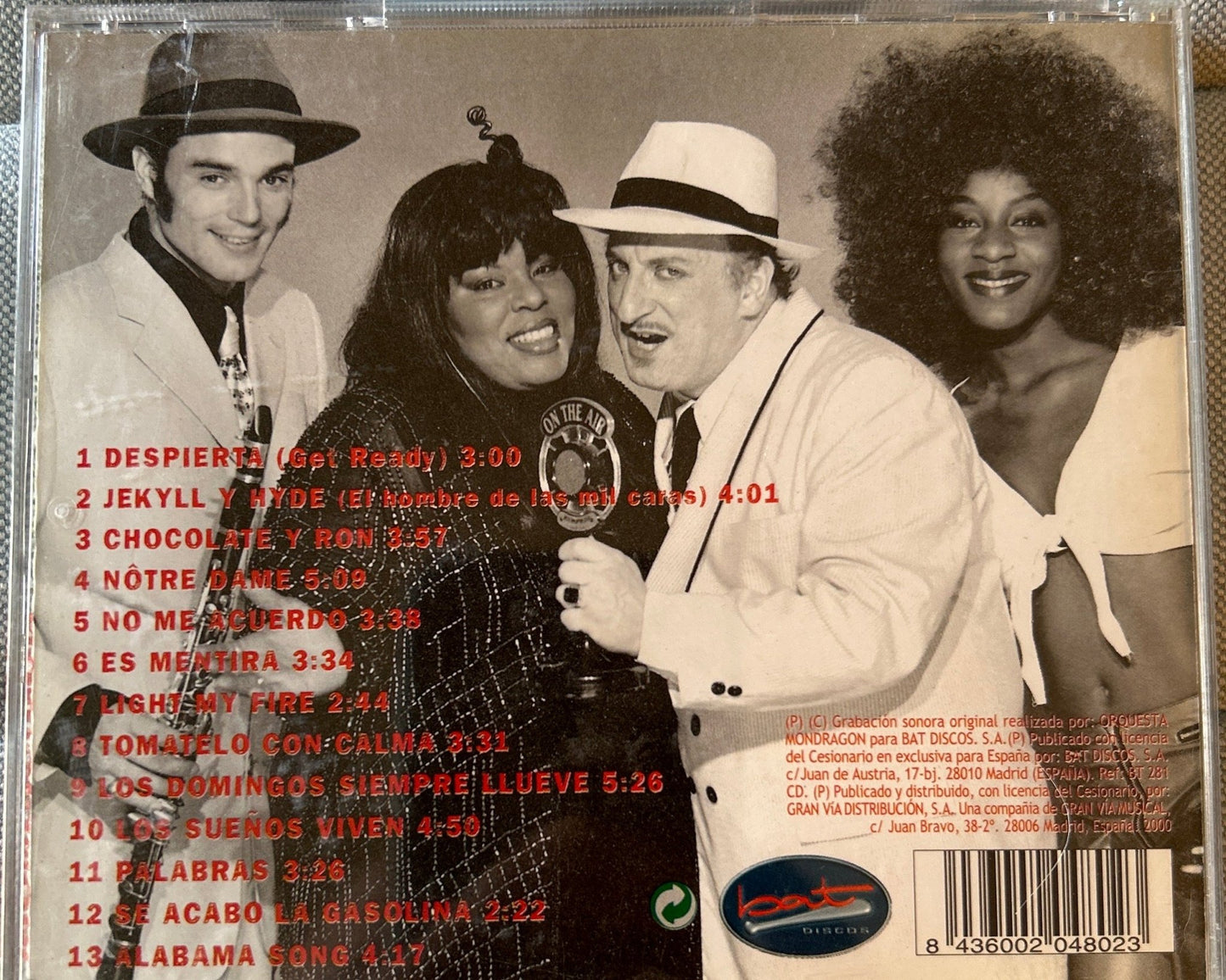 CD Orquesta Mondragon ‎– Tómatelo Con Calma 2ª Mano - DISCOS NAKASHA