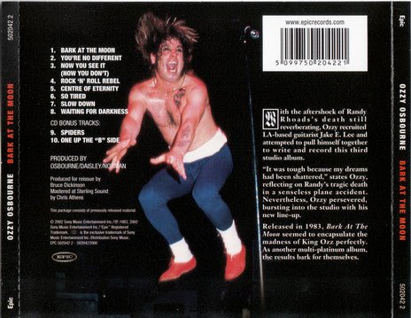 CD Ozzy Osbourne – Bark At The Moon Nuevo precintado - DISCOS NAKASHA