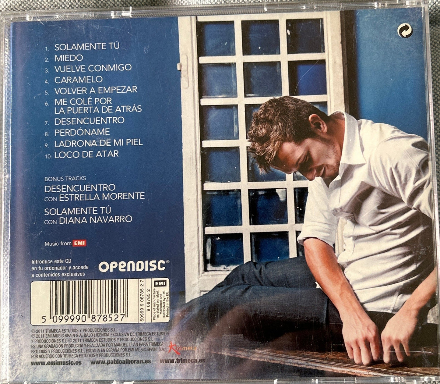 CD Pablo Alborán ‎– Pablo Alborán 2ª Mano (Producto exclusivo recogida en tienda) - DISCOS NAKASHA