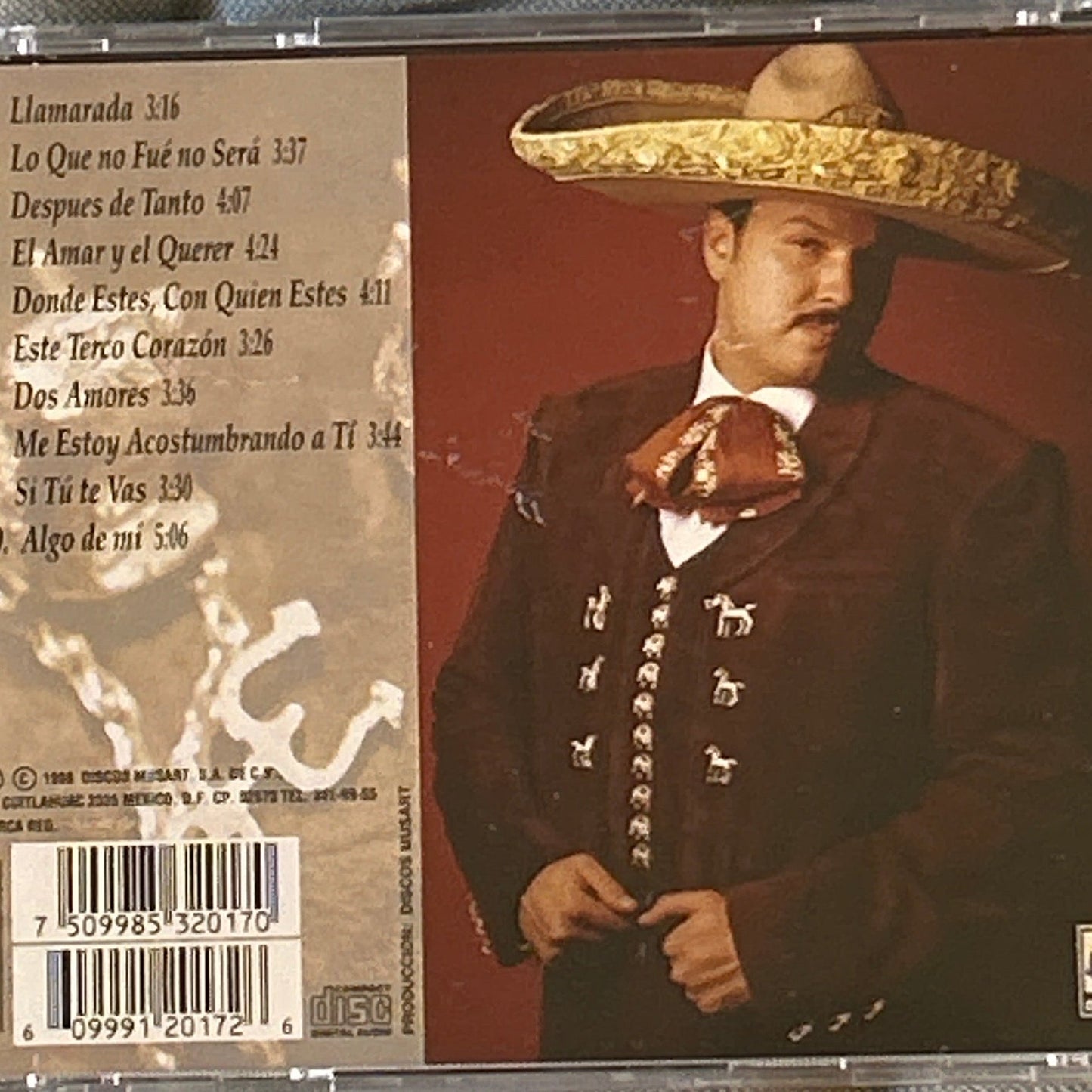 CD Pepe Aguilar ‎– Por El Amor De Siempre 2ª Mano - DISCOS NAKASHA