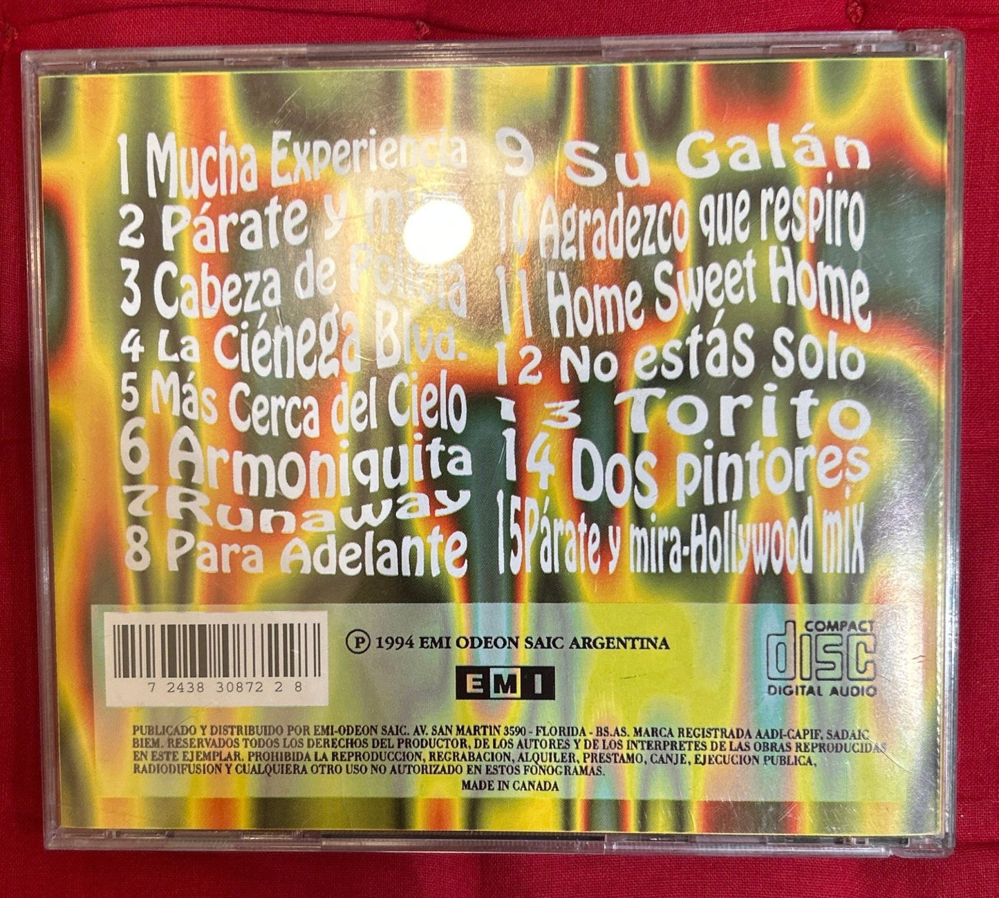 CD Pericos – Pampas Reggae Ed. Argentina 2ª Mano - DISCOS NAKASHA