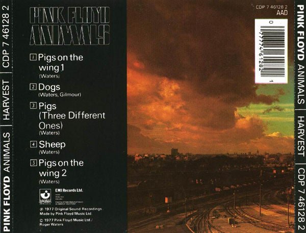 CD Pink Floyd ‎– Animals 2ª Mano - DISCOS NAKASHA