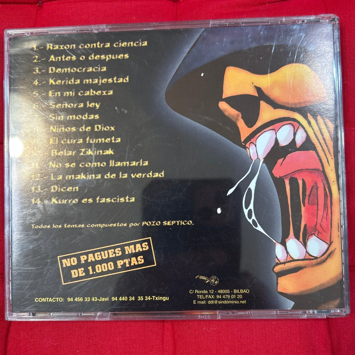 CD Pozo Septiko ‎– En Un Sitio... 2ª Mano - DISCOS NAKASHA