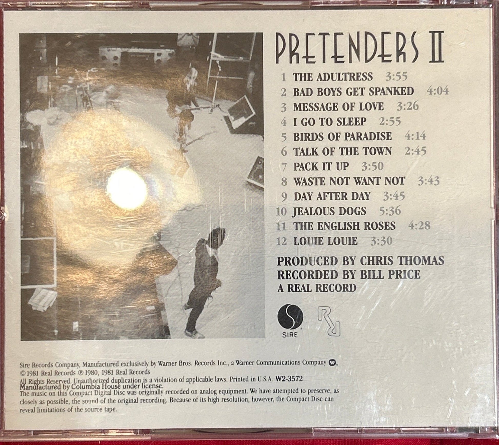 CD Pretenders ‎– Pretenders II Ed. USA 2ª Mano - DISCOS NAKASHA