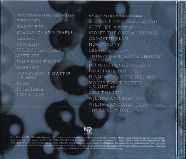CD Prince & The New Power Generation ‎– Diamonds And Pearls Nuevo precintado - DISCOS NAKASHA