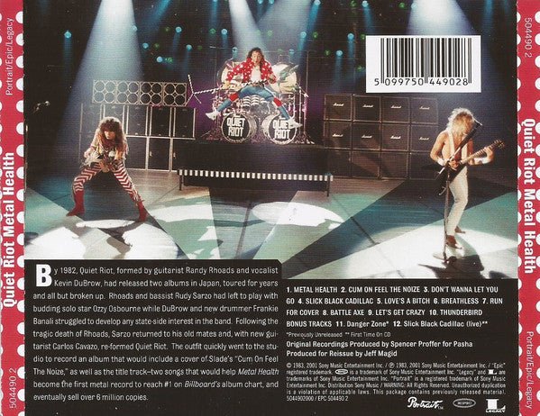 CD Quiet Riot – Metal Health Nuevo precintado - DISCOS NAKASHA