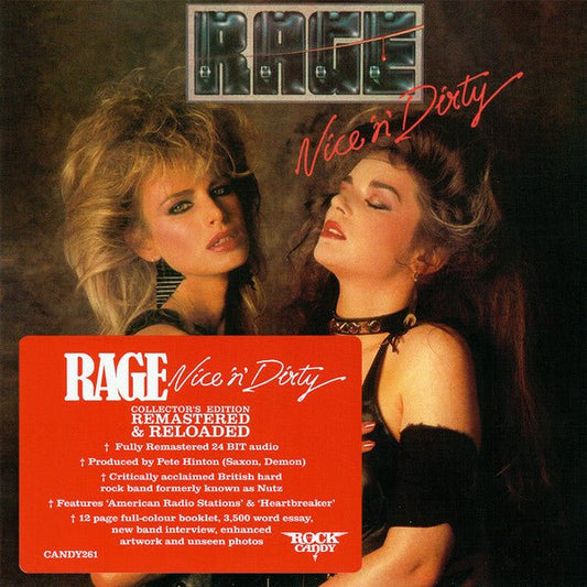 CD Rage ‎– Nice'N'Dirty Nuevo precintado - DISCOS NAKASHA