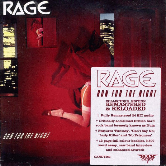 CD Rage – Run For The Night Nuevo precintado - DISCOS NAKASHA
