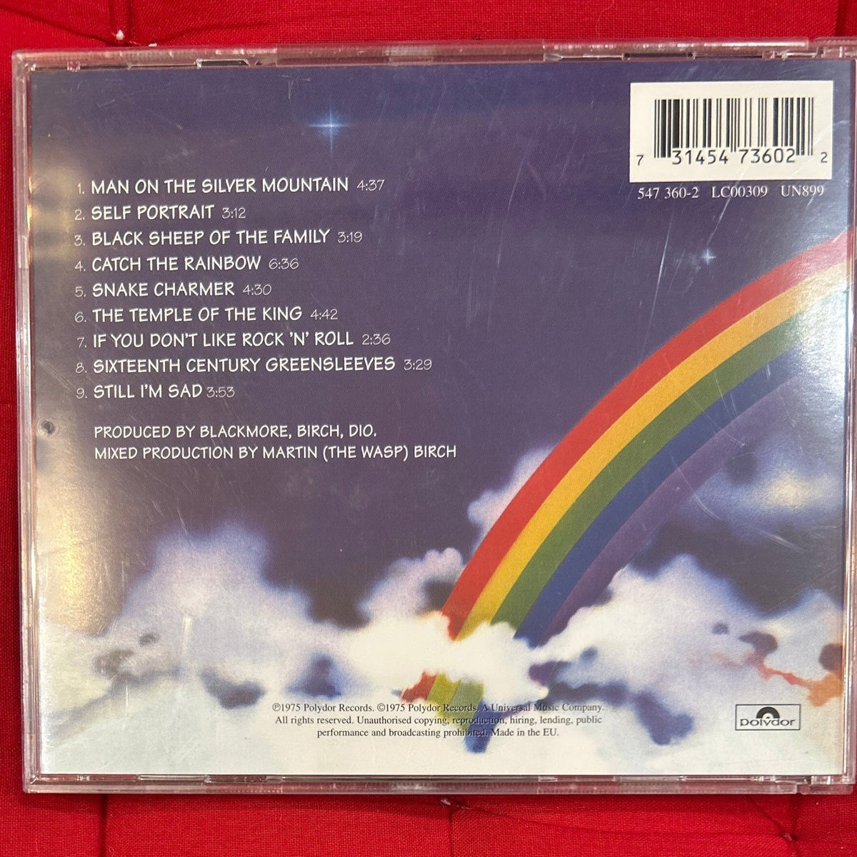 CD Rainbow ‎– Ritchie Blackmore's Rainbow 2ª Mano - DISCOS NAKASHA