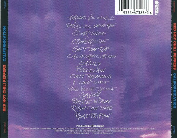 CD Red Hot Chili Peppers ‎– Californication Nuevo precintado - DISCOS NAKASHA