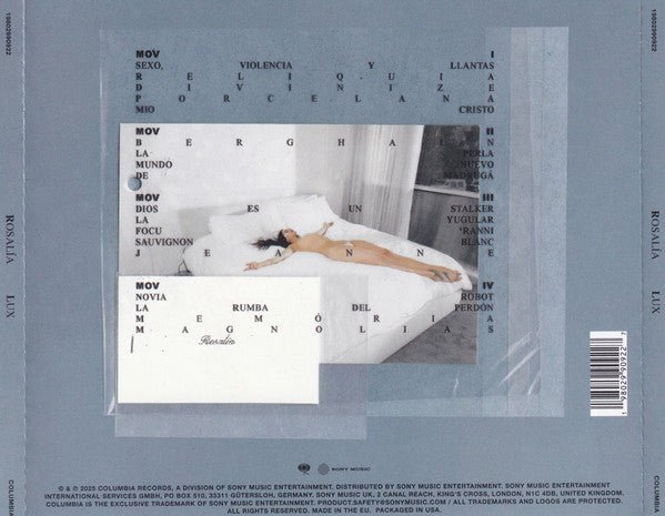CD Rosalia ‎– Lux Nuevo precintado - DISCOS NAKASHA