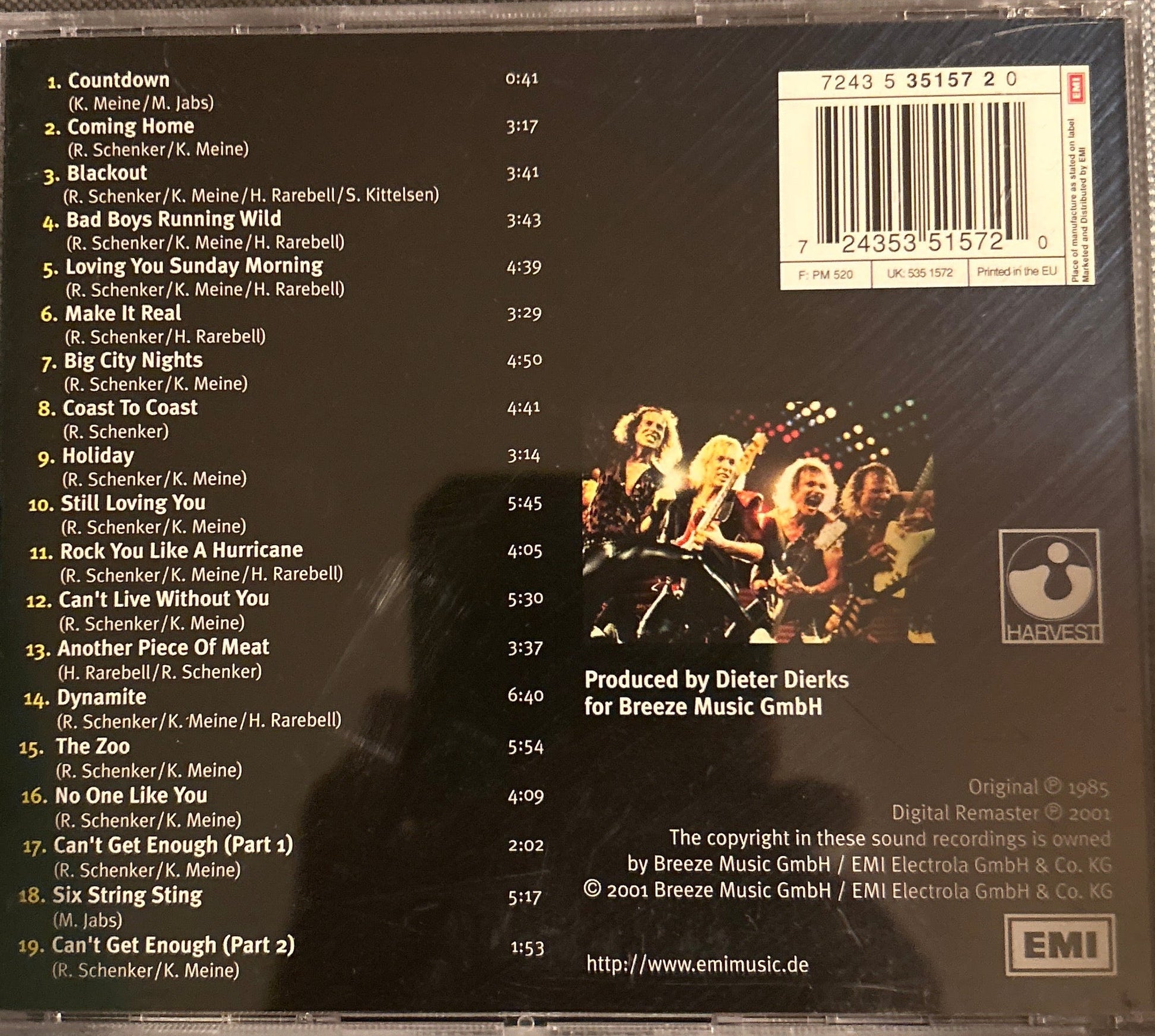 CD Scorpions ‎– World Wide Live 2ª Mano - DISCOS NAKASHA