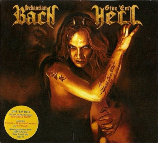 CD Sebastian Bach ‎– Give 'Em Hell Nuevo precintado - DISCOS NAKASHA