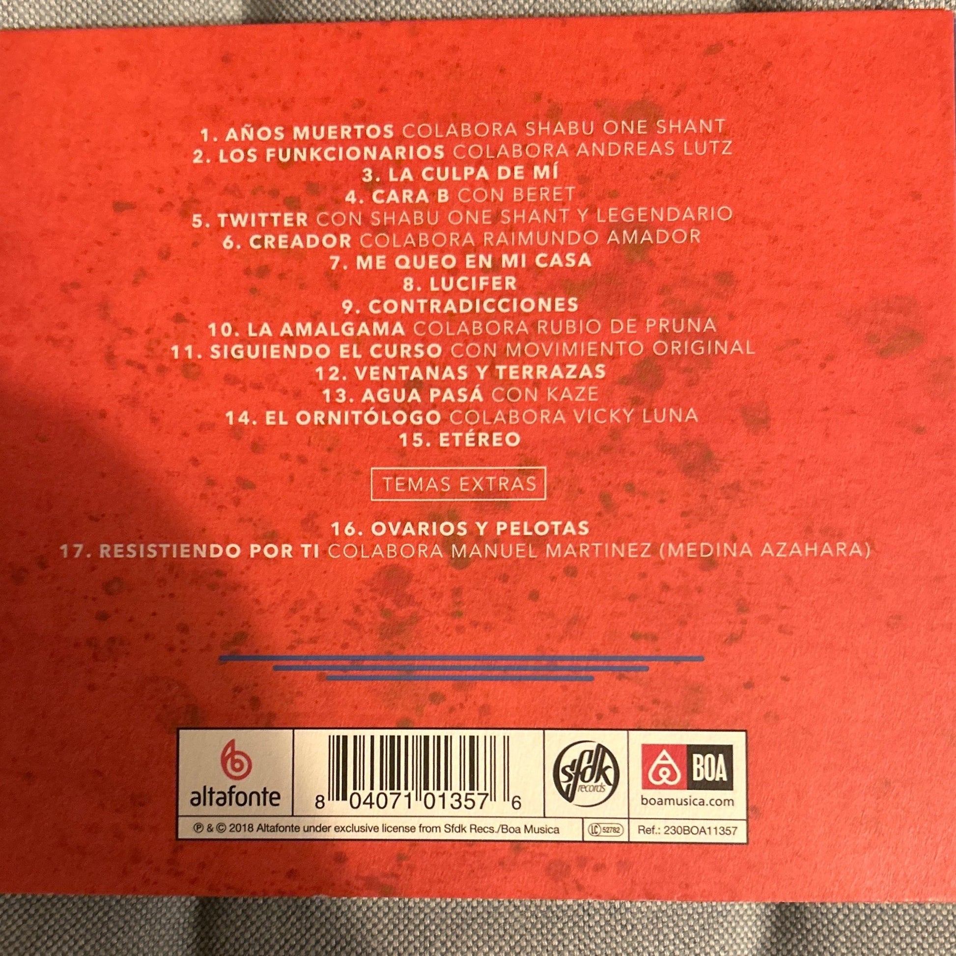 CD SFDK ‎– Redención 2ª Mano - DISCOS NAKASHA