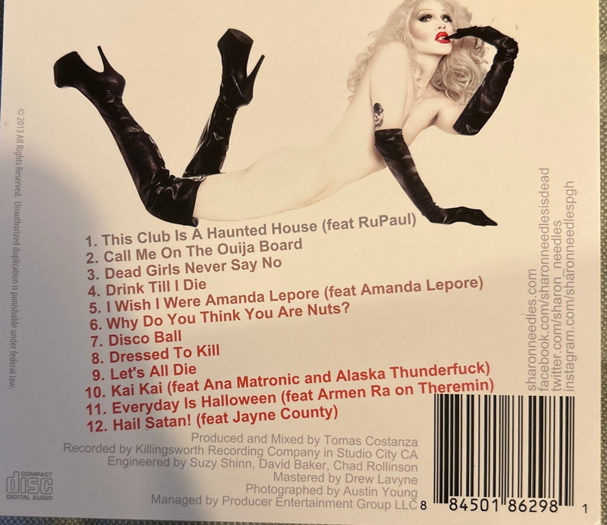 CD Sharon Needles ‎– PG-13 2ª Mano - DISCOS NAKASHA