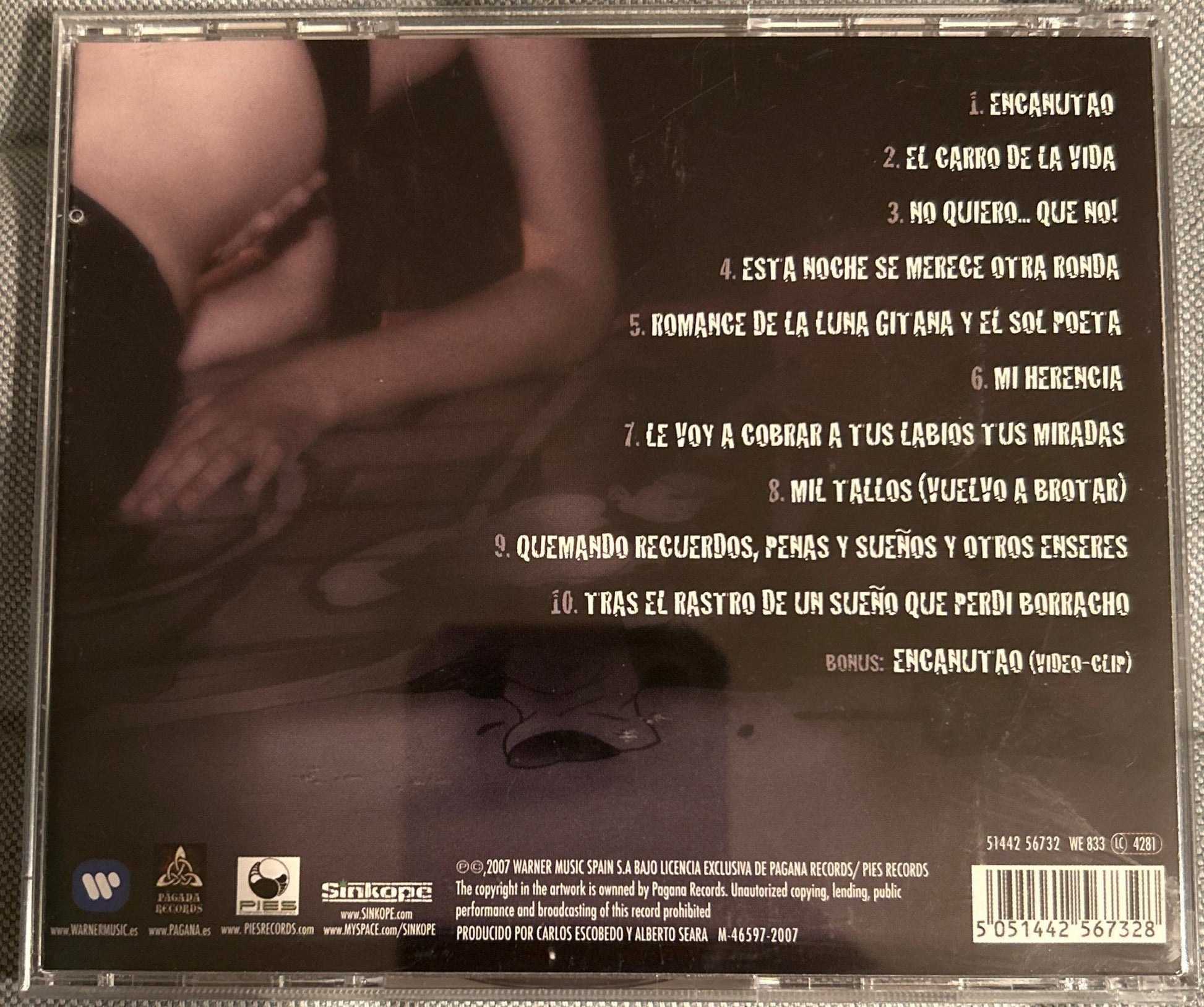CD Sinkope ‎– Esta noche se merece otra ronda 2ª Mano - DISCOS NAKASHA