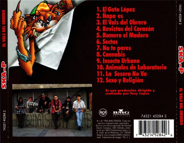 CD Ska - P ‎– El Vals Del Obrero Nuevo precintado - DISCOS NAKASHA