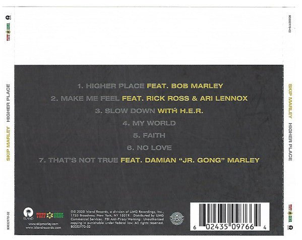 CD Skip Marley – Higher Place Nuevo precintado - DISCOS NAKASHA