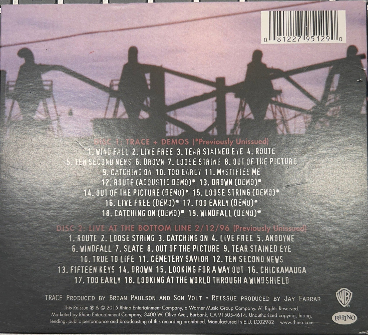 CD Son Volt ‎– Trace 2ª Mano - DISCOS NAKASHA