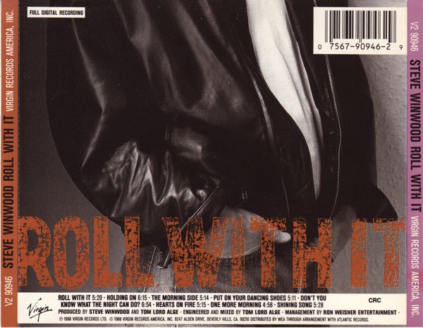 CD Steve Winwood ‎– Roll With It Ed. USA 2ª Mano - DISCOS NAKASHA