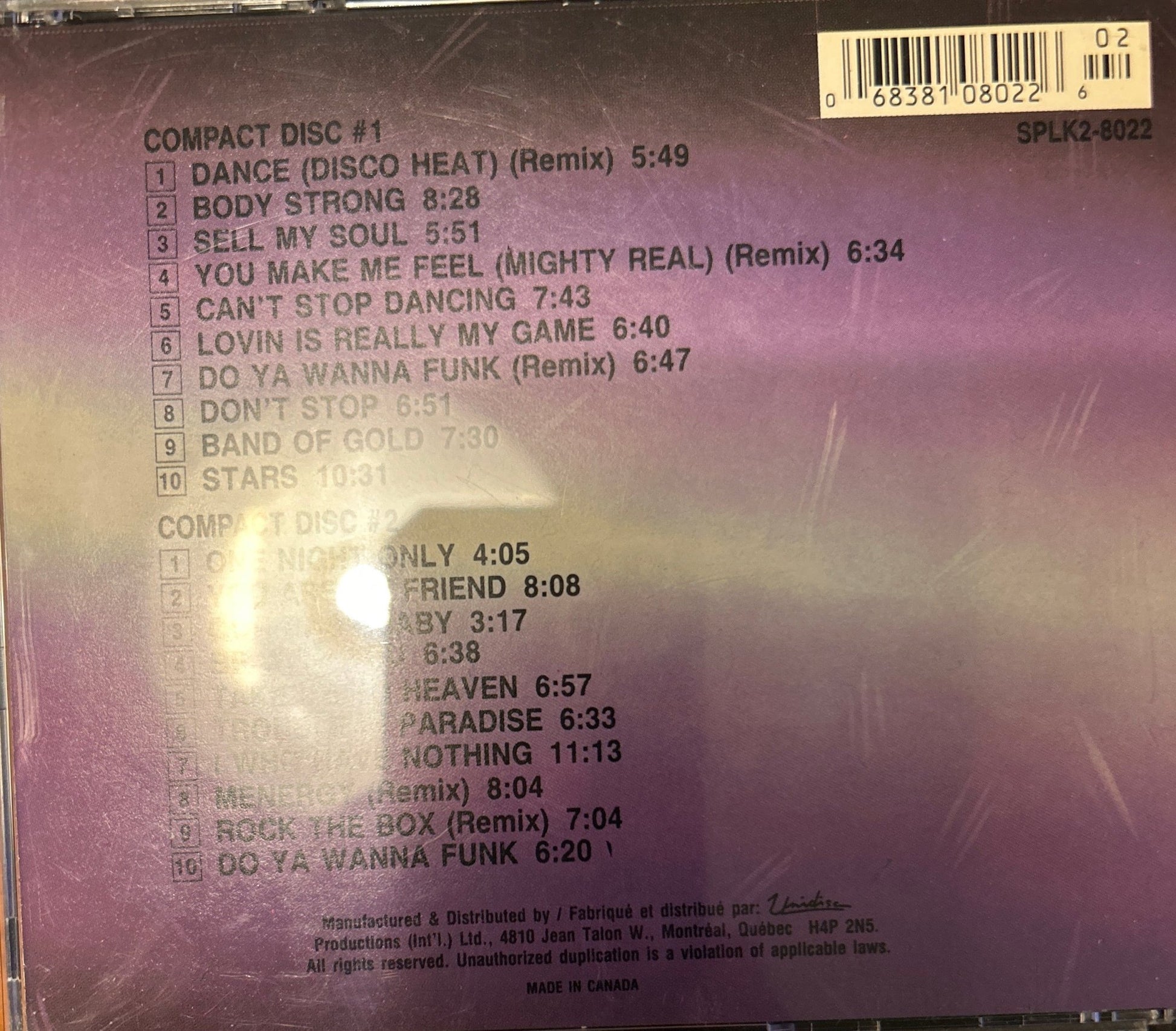 CD Sylvester ‎– Greatest Hits 2ª mano - DISCOS NAKASHA