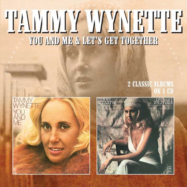 CD Tammy Wynette – You And Me & Let's Get Together Nuevo precintado - DISCOS NAKASHA