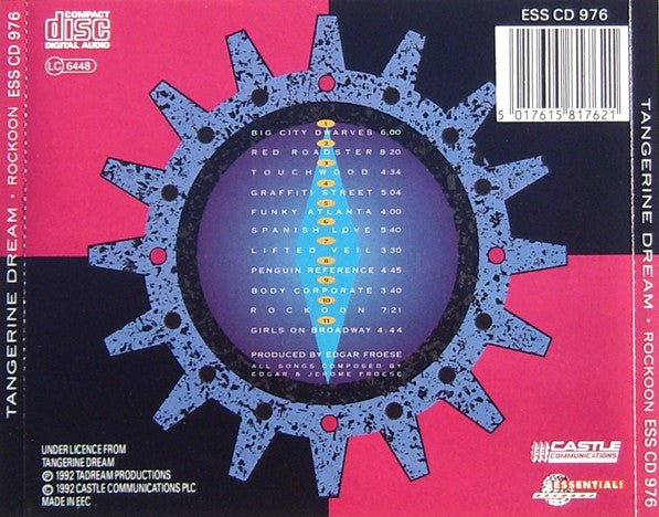 CD Tangerine Dream ‎– Rockoon 2ª Mano - DISCOS NAKASHA