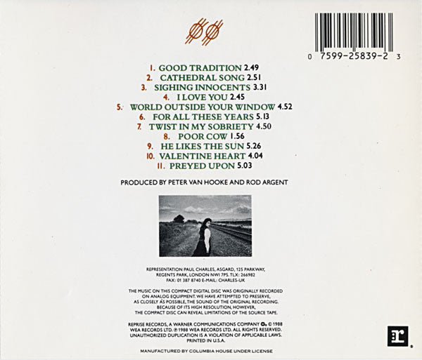 CD Tanita Tikaram – Ancient Heart Ed. USA 2ª Mano - DISCOS NAKASHA