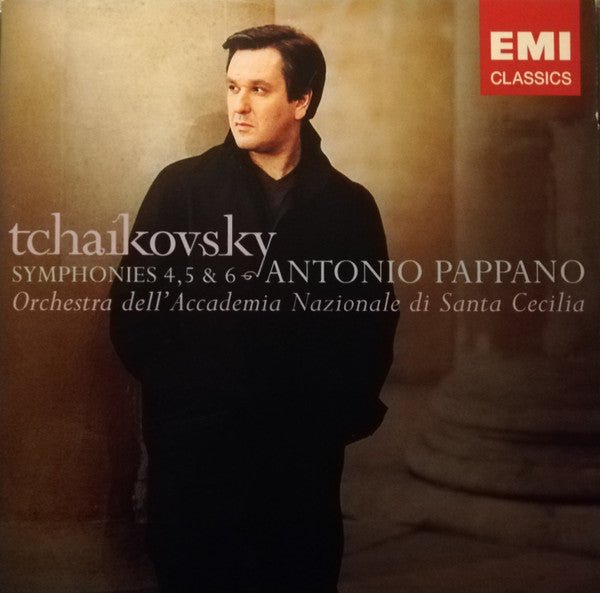 CD Tchaikovsky, Antonio Pappano, Orchestra Dell'Accademia Nazionale Di Santa Cecilia ‎– Symphonies 4, 5 & 6 'Pathétique' Nuevo precintado - DISCOS NAKASHA