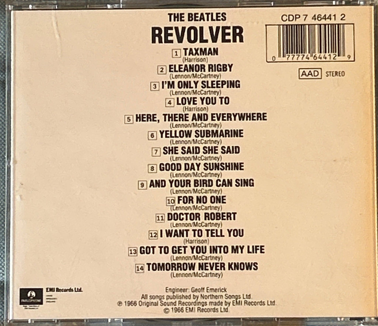 CD The Beatles ‎– Revolver 2ª Mano (Producto exclusivo recogida en tienda) - DISCOS NAKASHA