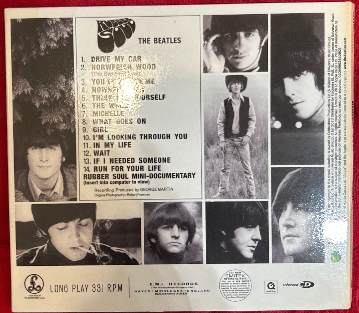 CD The Beatles ‎– Rubber Soul 2ª mano - DISCOS NAKASHA