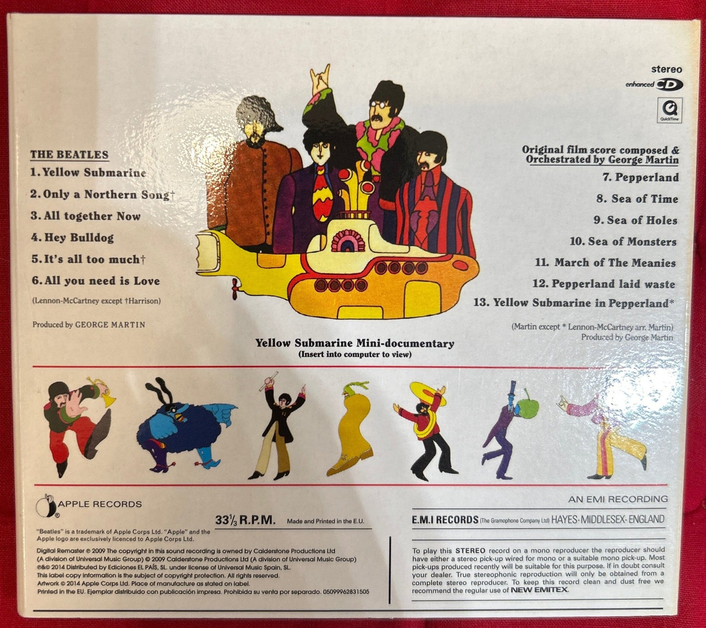 CD The Beatles ‎– Yellow Submarine 2ª mano - DISCOS NAKASHA
