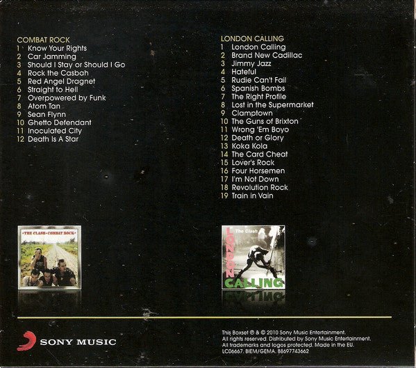 CD The Clash ‎– London Calling / Combat Rock Nuevo precintado - DISCOS NAKASHA