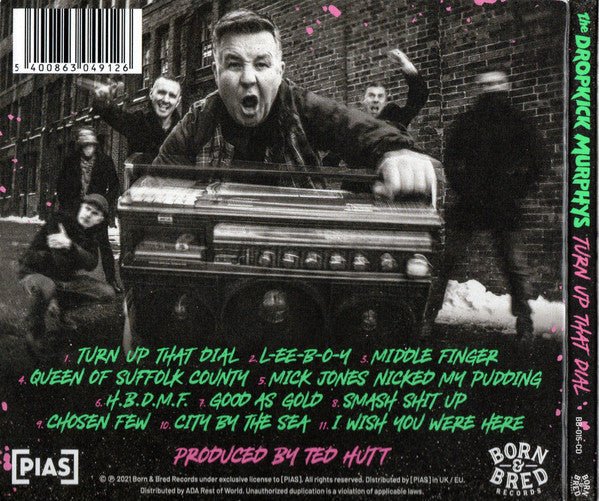 CD The Dropkick Murphys ‎– Turn Up That Dial Nuevo precintado - DISCOS NAKASHA