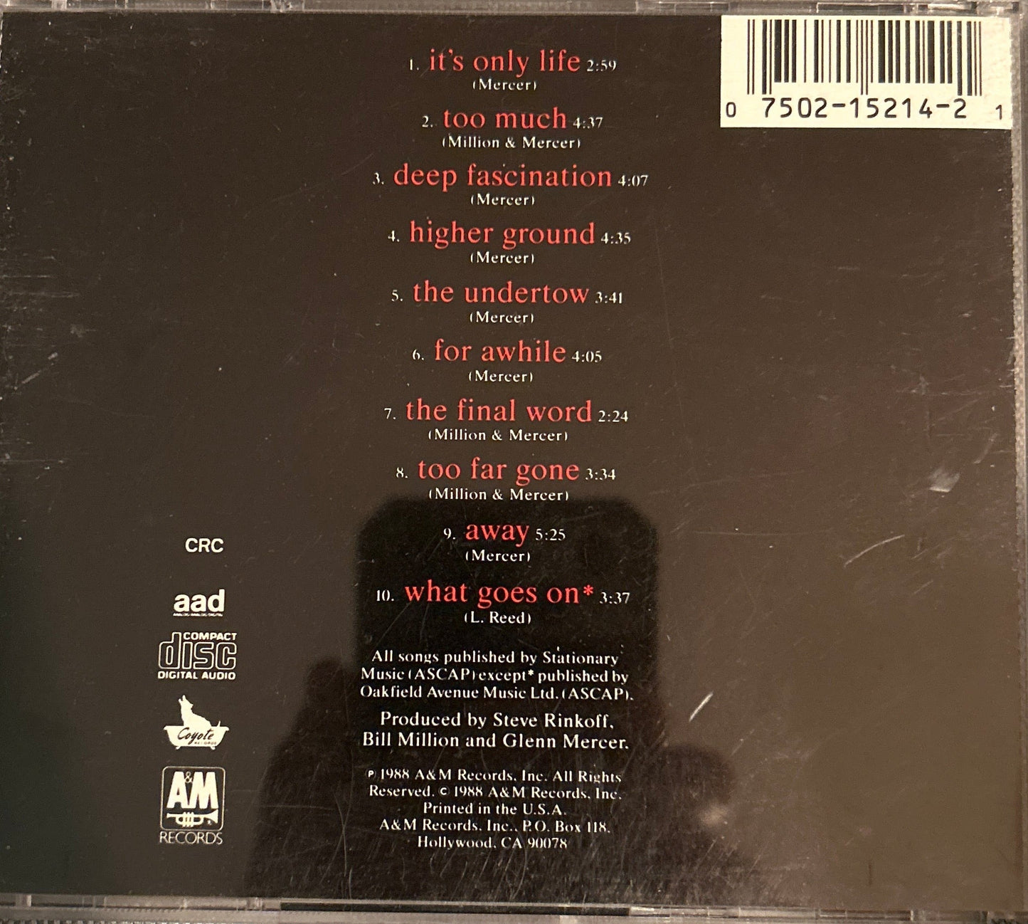 CD The Feelies ‎– Only Life 2ª Mano - DISCOS NAKASHA