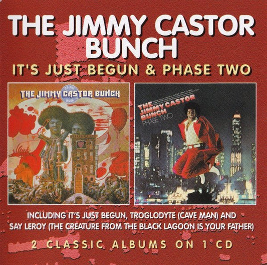 CD The Jimmy Castor Bunch – It's Just Begun & Phase Two Nuevo precintado - DISCOS NAKASHA