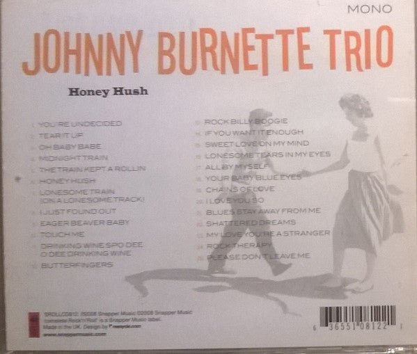 CD The Johnny Burnette Trio – Honey Hush Nuevo precintado - DISCOS NAKASHA
