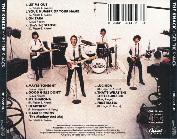 CD The Knack – Get The Knack Ed. Americana 2ª mano - DISCOS NAKASHA